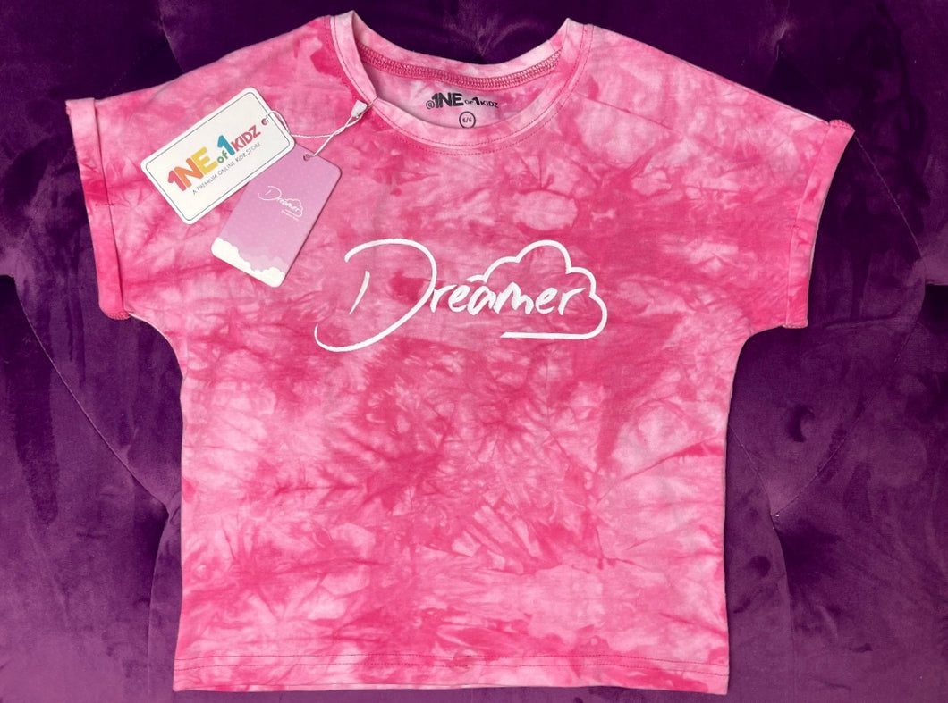 Girls' Pink Sherbert Dreamer Tie- Dye
